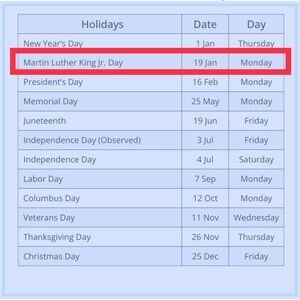 🗓 2026 dates USPS is closed 🗓